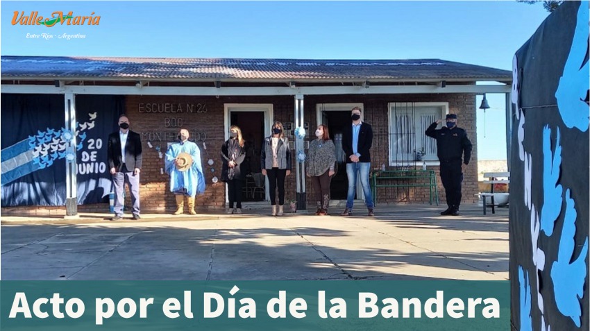 Acto por el Día de la Bandera | Municipalidad de Valle María