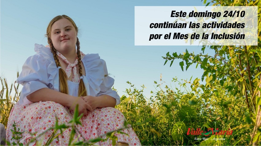 Este domingo 24/10 continúan las actividades por el Mes de la Inclusión ...