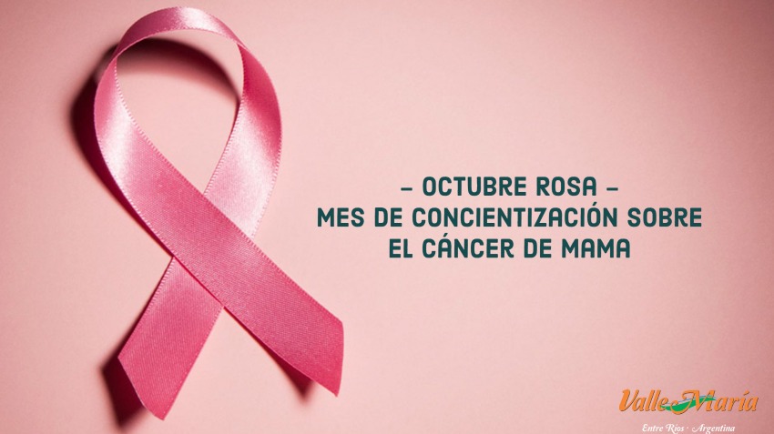 Octubre Rosa - Mes de concientización sobre el Cáncer de Mama ...