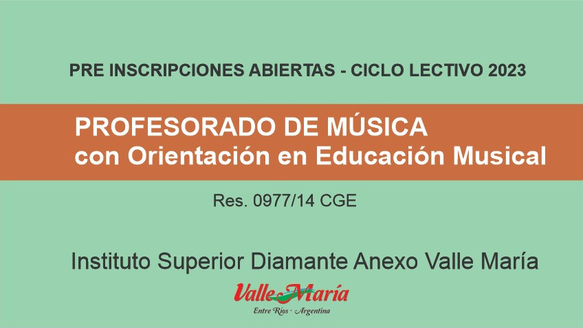 Preinscripciones Abiertas Del Ciclo Lectivo 2023 Al Profesorado De ...